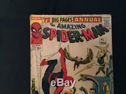 AMAZING SPIDER-MAN ANNUAL #1 (1964) 1st Sinister Six Low Grade