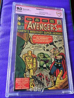 AVENGERS #1 CBCS 9.0 Silver Age 1963 Comic Book Stan Lee signature ENDGAME