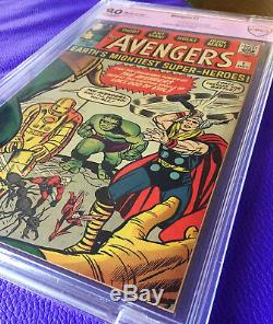 AVENGERS #1 CBCS 9.0 Silver Age 1963 Comic Book Stan Lee signature ENDGAME