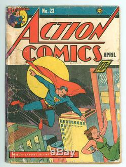 Action Comics 23 DC Superman 1940 Siegel Shuster 1st Appearance of Lex Luthor