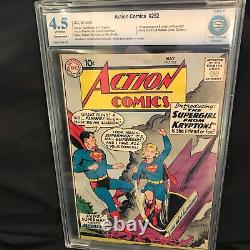 Action Comics No. 252 First Supergirl. CBCS 4.5 Conserved Grade, (Slight) Key