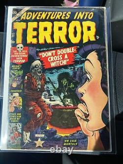 Adventures Into Terror #21 1953 2.5 Pre Code Horror Golden Age Bondage Cover