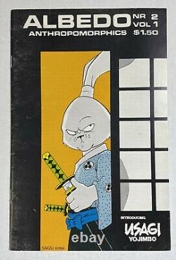 Albedo #2 vol 1 1984 Anthropomorphics Sakai 1st Usagi Yojimbo Rare