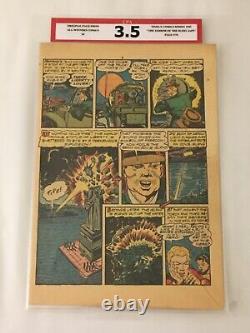 All Winners Comics 4 2 pages Rare Golden Age Human Torch And Demolition Man