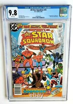 All-star Squadron #25 Cgc 9.8 +newsstand+ 1st Appearance Infinity, Inc +rare+