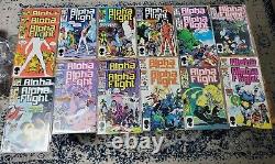 Alpha Flight Lot 1 -43+ Marvel Comics 1983-1986 Bagged and Boarded! Copper Age