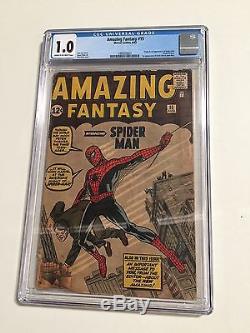 Amazing Fantasy #15 (1962, Marvel) Holy Grail / Silver Age Nicest 1.0 CGC WOW