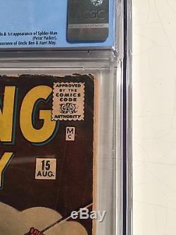Amazing Fantasy #15 (1962, Marvel) Holy Grail / Silver Age Nicest 1.0 CGC WOW