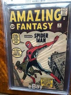 Amazing Fantasy 15 1st Spider-Man CGC Graded and Sealed 3.0 KEY SILVER AGE BOOK