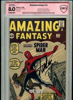 Amazing Fantasy #15 8.0 Vf With Verified Cbcs Stan Lee Signature Not Cgc