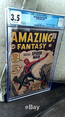 Amazing Fantasy #15 CGC 3.5 First Appearance Of Spider-Man/NO CHIPPING/NO TEARS