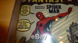 Amazing Fantasy 15 CGC 6.5 1st appearance of Spider-man (1962, Marvel Comics)