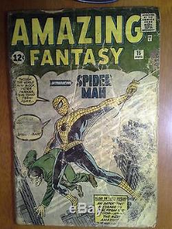 Amazing Fantasy #15 Origin and 1st Appearance of Spider-Man! POOR Condition