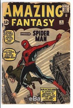 Amazing Fantasy #15 Really Nice Low Grade 1st Appearance of Spider-Man 1962