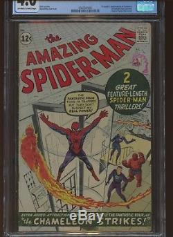 Amazing Spider-Man 1 CGC 4.0 Marvel 1963 1st J Jonah Jameson & More