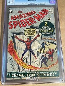 Amazing Spider-Man #1 CGC 4.5 Silver Age March 1963 Key Grail Comic Book Classic