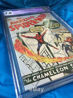 Amazing Spider-Man #1 CGC 7.0 Restored 1963 Key Grail Silver Age Comic Book