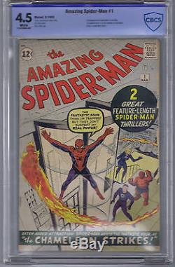 Amazing Spider-Man #1 Marvel 1963 CBCS 4.5 (VERY GOOD +)