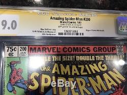 Amazing Spider-Man #100, 200, 300 Set CGC SS Stan Lee Signed