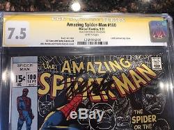 Amazing Spider-Man #100, 200, 300 Set CGC SS Stan Lee Signed