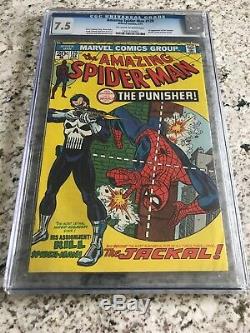 Amazing Spider-Man 129 CGC 7.5 Marvel 1974 1st Punisher & Jackal Not CBCS PGX