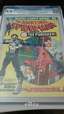 Amazing Spider-Man #129 CGC 8.0 (OW-W) 1198029003 Punisher Jackal Frank Castle