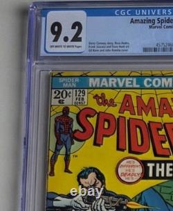 Amazing Spider-Man #129 CGC 9.2 (1974) First Appearance Punisher Marvel Comics