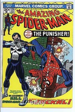 Amazing Spider-Man #129 Vol 1 Nice Higher Grade Unrestored 1st App of Punisher