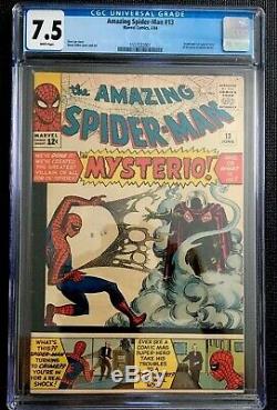 Amazing Spider-Man 13 First Mysterio CGC 7.5 White Pages Far From Home Movie