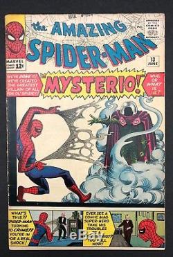 Amazing Spider-Man #13 (Marvel 6/1964) MID-GRADE 1st MYSTERIO Homecoming 2