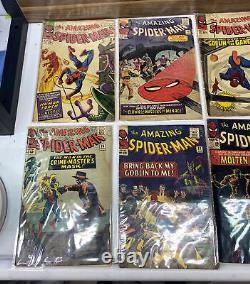 Amazing Spider-Man #21, #22, #23, #24, #26, #27, #28, #29, #31 LOT 1965