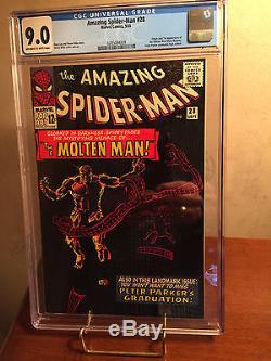 Amazing Spider-Man #28 1st Molten Man Classic Cover CGC 9.0 Key