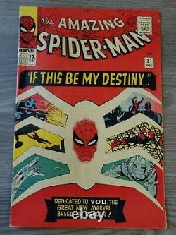 Amazing Spider-Man #31 First 1st Harry Osborn Gwen Stacy Marvel 1965 Ditko
