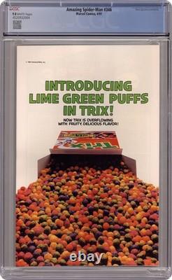 Amazing Spider-Man #346D CGC 9.8 1991 4520932004