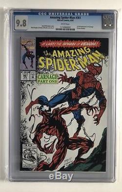 Amazing Spider-Man #361 (Marvel 4/1992) CGC 9.8 NM/MT WHITE PAGES 1st CARNAGE
