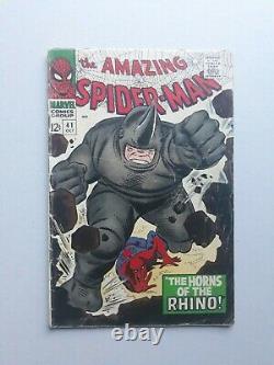 Amazing Spider-Man #41 1966 1st Rhino