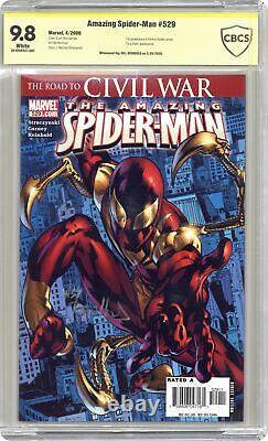 Amazing Spider-Man #529 Garney Variant 1st Printing CBCS 9.8 SS Reinhold 2006