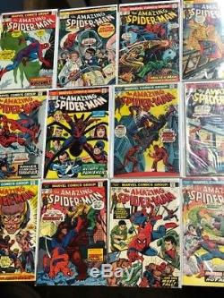 Amazing Spider-Man Lot #102 to 200 Complete (No #129) Most VF+ or NM! Stan Lee
