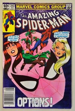 Amazing Spider-Man Marvel Comics #241- 247 Run Bronze Age Lot-7