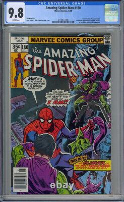 Amazing Spider-Man Vol 1, Marvel 1978 #180 CGC 9.8 Newsstand