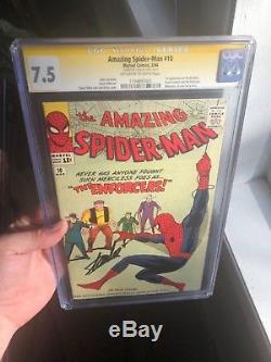 Amazing Spider man #10 CGC 7.5 signed by Stan Lee