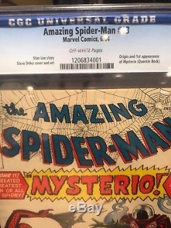 Amazing Spider-man 13 Cgc 8.0 High Grade! 1st Appearance Of Mysterio! New Movie
