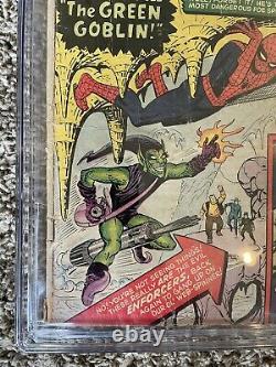 Amazing Spider-man #14 Cgc 1.8 1st Green Goblin Silver Age Comic Book Cbcs Pgx