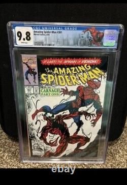 Amazing Spider-man #361 CGC 9.8 1st Carnage custom label