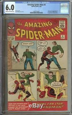 Amazing Spider-man #4 Cgc 6.0 Cr/ow Pages