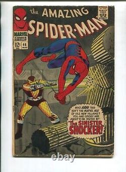 Amazing Spider-man 46 Vg- V1 Marvel 1967! 1st Appearance Of The Shocker! 50