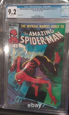 Amazing Spider-man Lot Of 4- Cgc-#164-#186-#249 Offical Index #1 Free Shipping