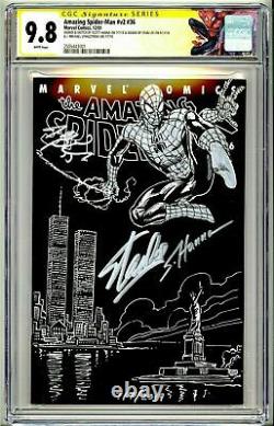 Amazing Spider-man V2 #36 Cgc Ss9.8 Stan Lee-hanna-straczynski 9/11 Tribute