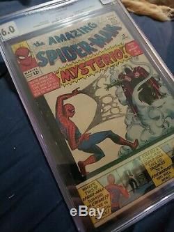 Amazing Spiderman #13 CGC 6.0 White pages 1st Mysterio Gorgeous Book