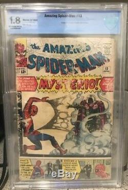 Amazing Spiderman 13 First Appearance of Mysterio CBCS 1.8 Marvel 6/1964